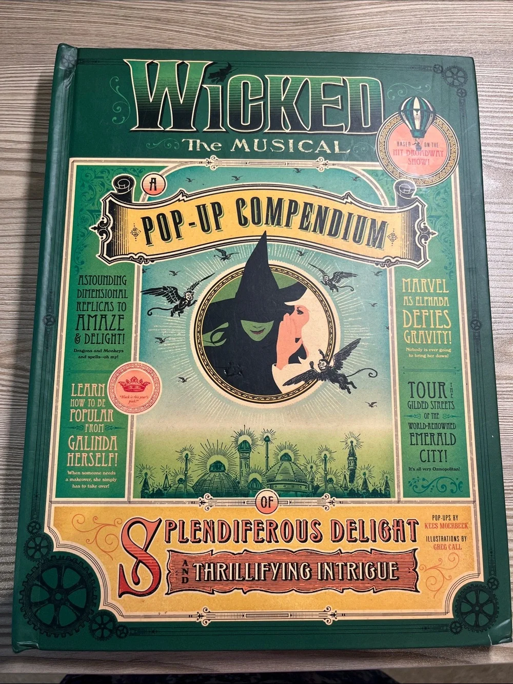 Wicked The Musical - Green Pop-Up Compendium Book